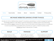 Tablet Screenshot of cbrody.com
